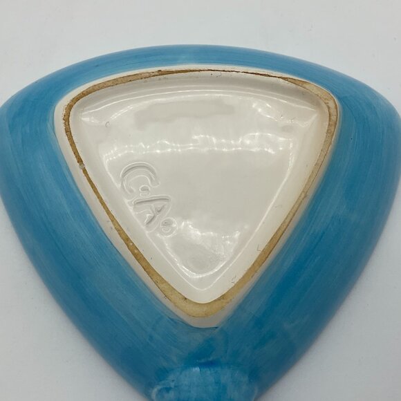 Clay Art Martini Glass Shaped Olive or Bar Snack Ceramic Serving Dish - Picture 5 of 5